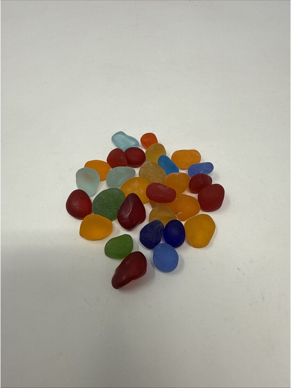 Colorful Sea Glass 30 Pieces Pebbles